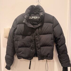 Super Puff Black Puffer Jacket